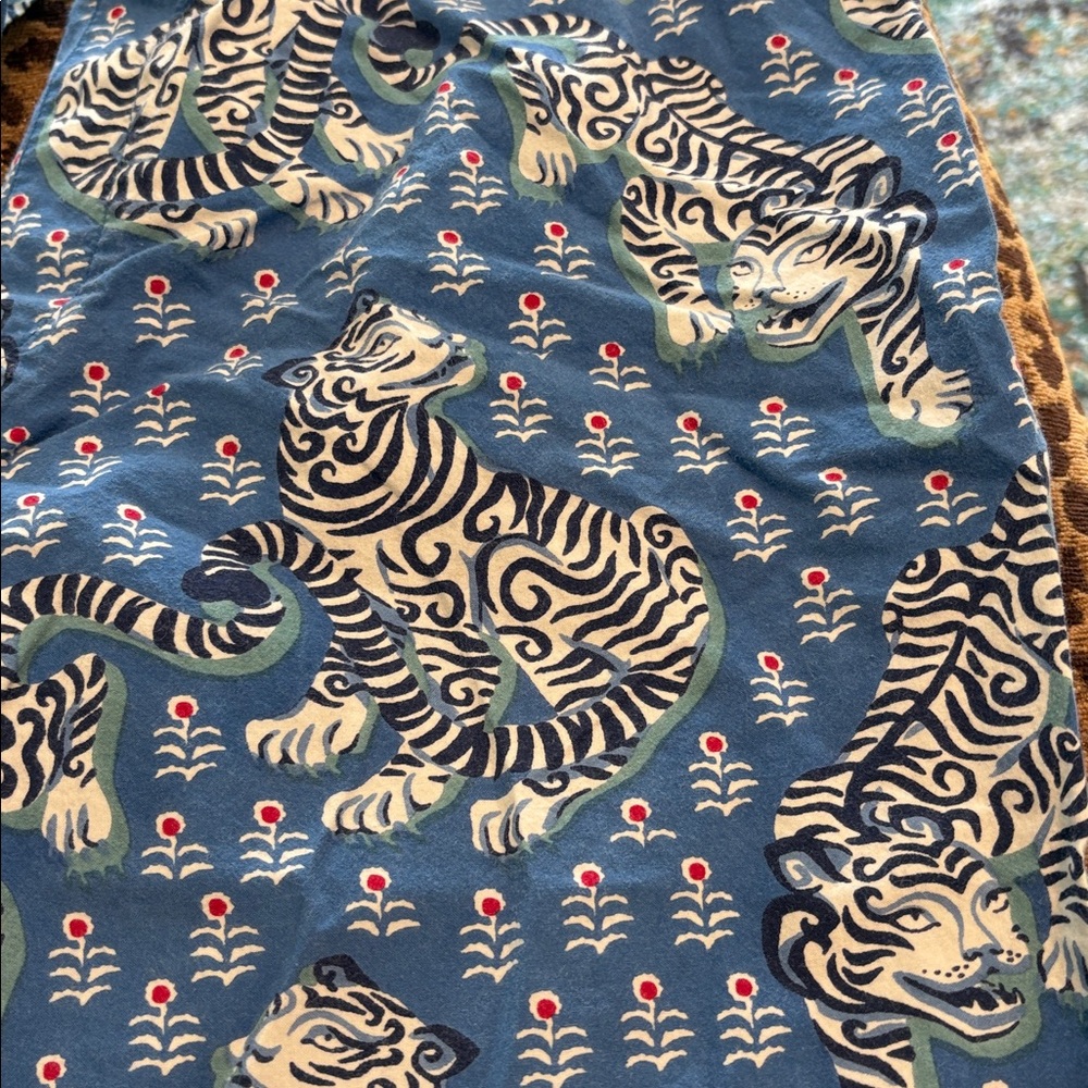 Printfresh Blue “Tiger Queen” Pajama Pants, Size Medium - Picture 5 of 8
